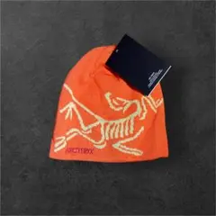 y2k archive orange beanie Knit cap bird