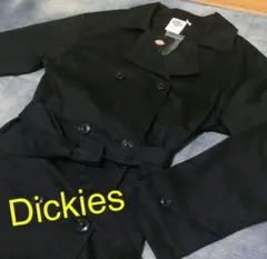 美品☆Dickies☆ディッキーズ☆トレンチコート☆コート☆ブラック☆