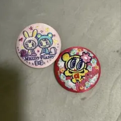 ナルミヤキャラクターズ　刺繍缶バッジ　（メゾピアノ　ハナちゃん）　セット