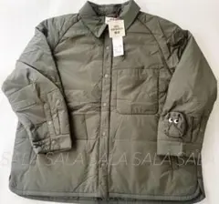 新品未使用　ユニクロ　アニヤハインドマーチ　パフテックシャツジャケット　オリーブ