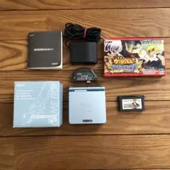 任天堂ゲームボーイアドバンスSP パールブルー本体 ソフト ワイヤレスアダプター