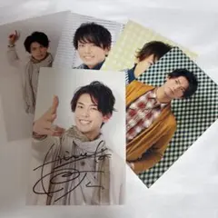 モナキ】平牧仁 サイン入りブロマイド - メルカリ