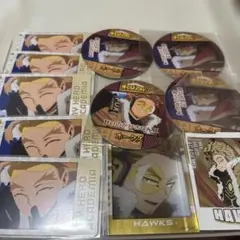 ホークス　僕のヒーローアカデミア　コースター　パシャこれ　ステッカー