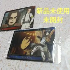 進撃の巨人 新品未使用未開封 キャラクターカード ミカサ ガビ