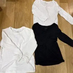 ヒートテック　3枚　110 白　黒　極暖あり