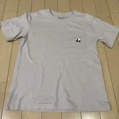 無印良品　パンダ刺繍付き Tシャツ　140のサムネイル