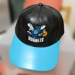 ADIDAS×HORNETS リアルレザーCAP made in USA