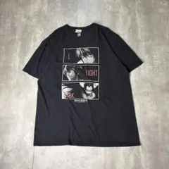 DEATH NOTE デスノート キャラクター アニメTシャツ XL ブラックのサムネイル