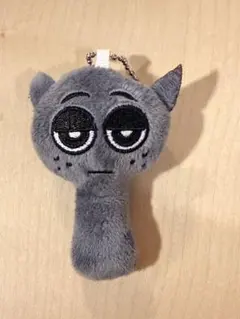 スプランキー　グレー　ぬいぐるみキーホルダー