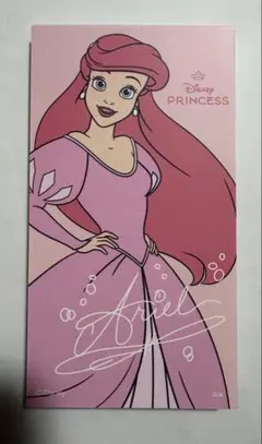 ディズニープリンセス　メモ帳　アリエル