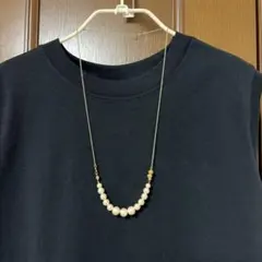 PLST☆ プラステ　コットンパール　ネックレスのサムネイル
