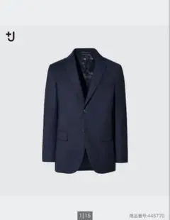 ユニクロ　+J ネイビー　セットアップ