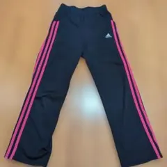 adidas ジャージ ブラック ピンク 140