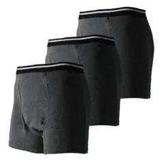 NOMORE ノモレ 失禁パンツ 男性用 尿漏れパンツ グレー 3枚セット LL