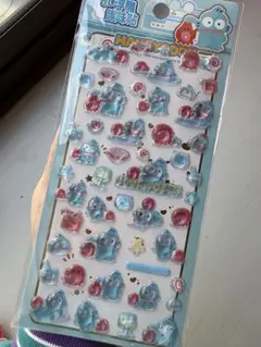 ハンギョドン　ボンボンドロップシール風　立体シール　サンリオ　海外限定　正規品