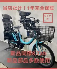 ヤマハパスキス12AH⭐️激レア！子供乗せ電動アシスト自転車Y3859