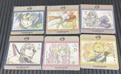 鬼滅の刃　絵巻カフェ　ufotable コースター　義勇　錆兎　甘露寺　伊黒
