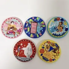 ディズニー 刺繍缶バッジ 5点セット