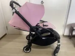 美品 バガブービー5 bagaboo bee ベビーカー ピンク 自立スタンド