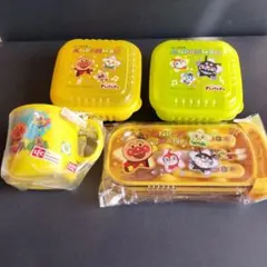 レック　アンパンマン　カトラリー　ランチボックス　コップ　セット