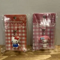 サンリオ　ミニフィギュアチャーム　キティ　マイメロ　2個セット　新品未開封