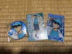 名探偵コナン ハイウェイの堕天使 工藤新一 毛利蘭 缶バッジ クリアカード