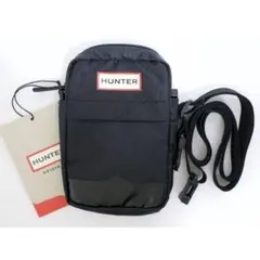 定価4400 新品 本物 HUNTER 黒 ブラック ベルトバッグ 2013