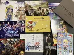 スクエニ ポストカードセット11枚入 HAPPY HOLIDAYS 2007