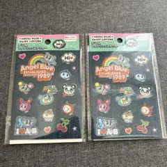 エンジェルブルー デニムステッカー 2個セット 新品未開封
