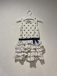 H&M ドット柄 ノースリーブワンピース 90cm