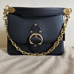 COACH ショルダーバッグ ブラック ゴールドチェーンのサムネイル