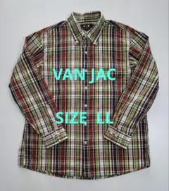 VAN JAC　ヴァンヂャケット　チェック柄　長袖B.Dシャツのサムネイル