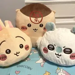 ちいかわ プレミアムドームクッション モモンガ うさぎ　くりまんじゅう超BIGぬ