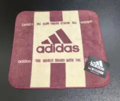 【未使用】adidas ストライプタオルハンカチのサムネイル
