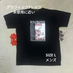 【美品】 バンドグラフィックTシャツ ブラック SIZE L