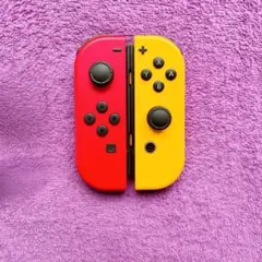 ジョイコン 純正 マリオレッド ネオンオレンジ 左右セット b9C-0 【美品】