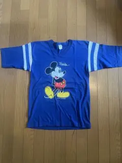ミッキーマウス ビンテージ Tシャツ　フットボールT