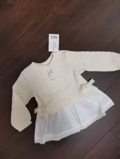 最終値下げメゾピアノウサギ　レイヤードチュニック