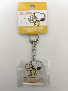 スヌーピー　SNOOPY キーホルダー　バレーボール 部活