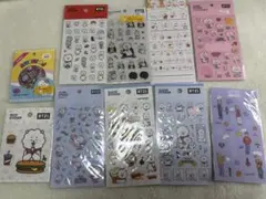 BT21 RJ ステッカー シール セット まとめ売り