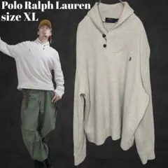 Polo Ralph Lauren ポロラルフローレン ボタン スウェット XL