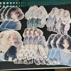 カット済コラージュシート各3枚