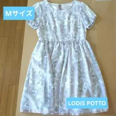 LODISPOTTO 薄いピンク 花柄 半袖 ワンピース Мサイズ レディースのサムネイル