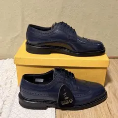 REGAL ネイビー ウィングチップシューズ
