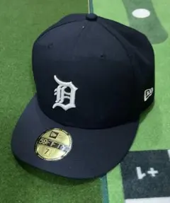 New Era 59FIFTY デトロイトタイガースネイビーキャップ 7 1/2