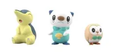 【匿名配送】ポケモンスケールワールド ヒノアラシ＆ミジュマル＆モクロー