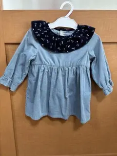 子ども　フリル　ワンピース　90センチ　BeBe