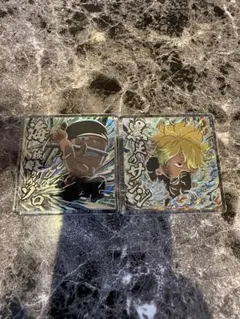 ONE PIECE 원피스 にふぉるめーしょんシール ゾロ＆サンジ