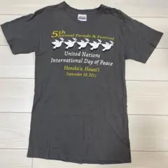 Hanes Tシャツ 国連平和の日 ハワイ イベント S