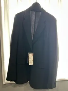 UNIQLO ブラック テーラードジャケット Lサイズ